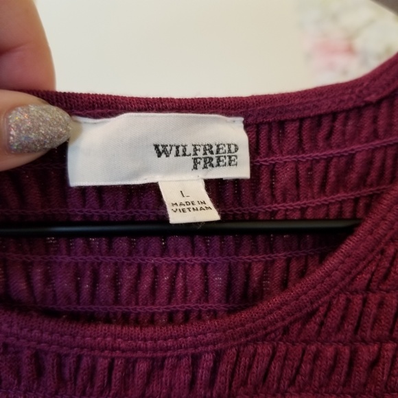 Wilfred Free Shayk Knit Shirred Dress - Picture 2 of 4